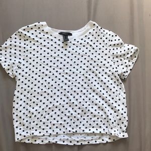 forever 21 polka dot top